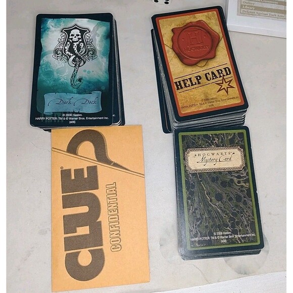 Clue Harry Potter Edition COMPLETE Parker Brothers 2008 Moving Hogwarts Board - Picture 4 of 16